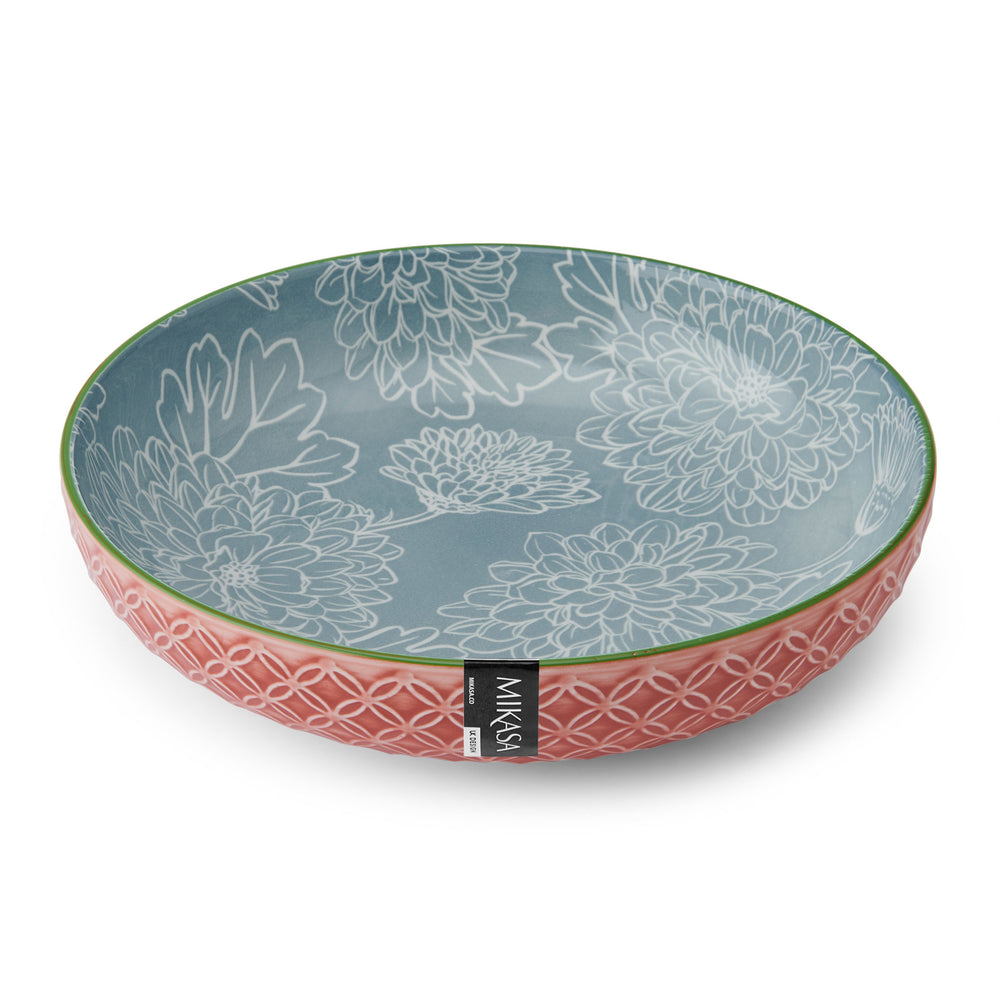 Mikasa Leaf & Geometric Stoneware Bowl, 21 cm