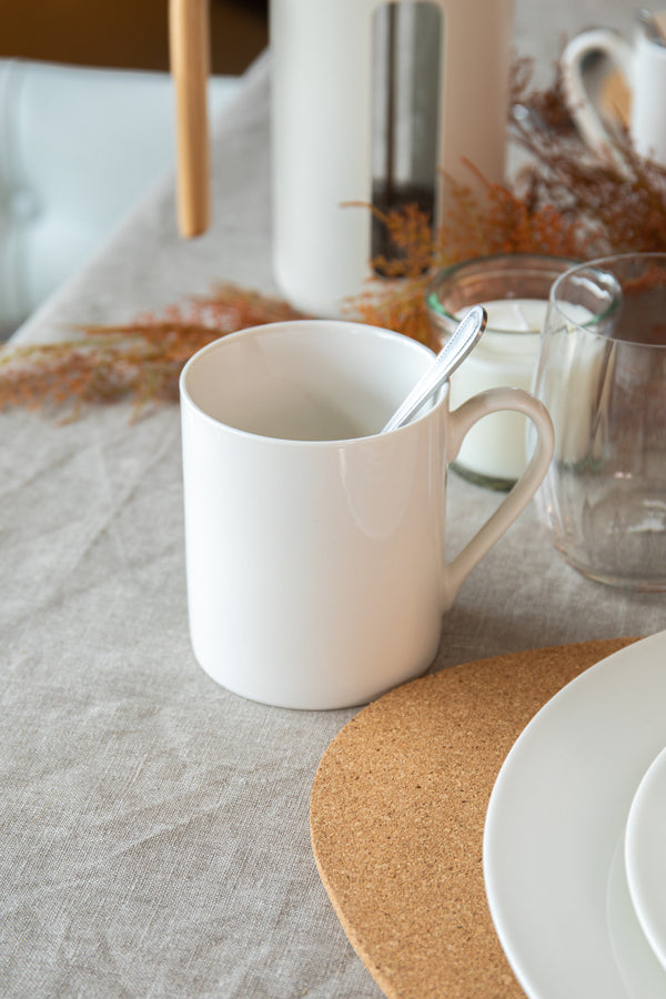 Mikasa Egret China Mugs, Set of 4, 380ml, White image 2