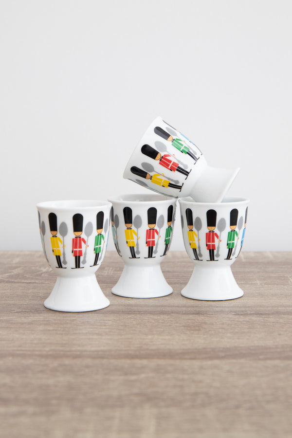 KitchenCraft Soldier Egg Cup Set - Porcelain, 4 Pieces image 7