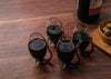 BarCraft Set of 4 Glass Port Sippers image 5