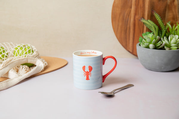 Mikasa Lobster Straight-Sided Porcelain Mug, 280ml image 2