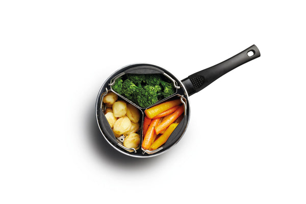 MasterClass Stainless Steel Saucepan Divider Baskets, Set of 3 image 5