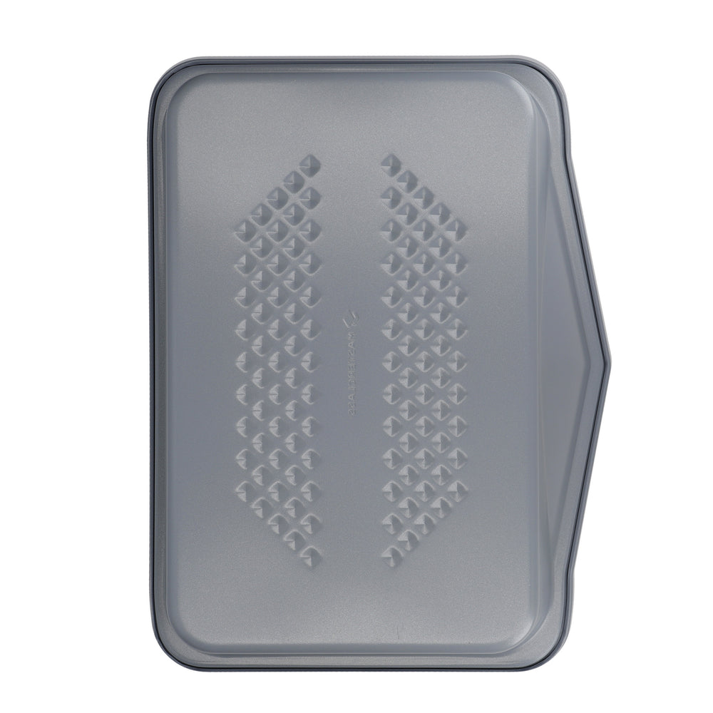 MasterClass Smart Ceramic Large Roasting Tin with Robust Non-Stick Coating, Carbon Steel - Grey