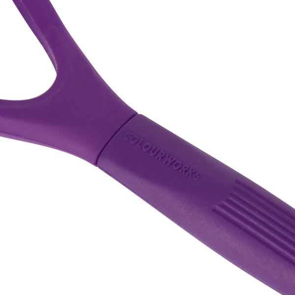 Colourworks Purple Silicone Potato Masher with Built-In Scoop image 3