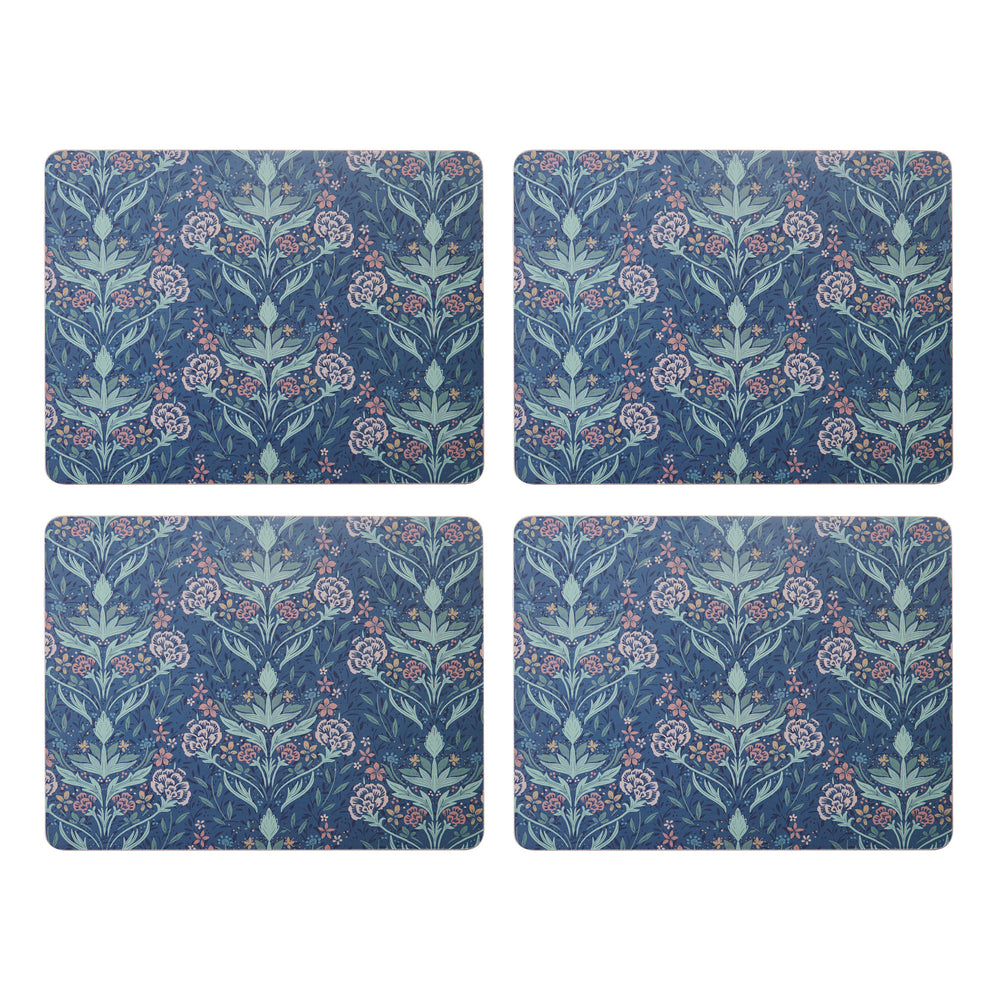 Creative Tops Arts & Crafts Rectangle Placemats Set Of 4 Blue, 30 x 22.5CM image 1