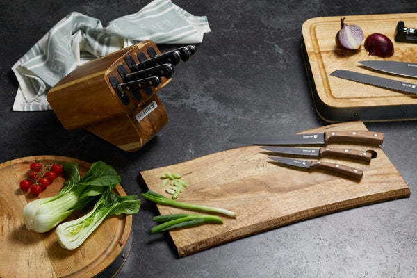 Sabatier Classic Edgekeeper Acacia 5 Piece Knife Block image 6