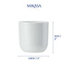 Mikasa Chalk Porcelain Egg Cups, Set of 4, White, 5cm image 8