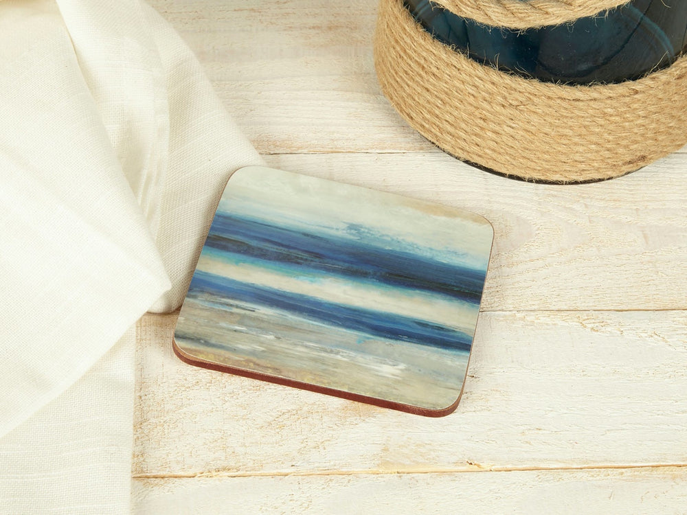 Creative Tops Blue Abstract Pack Of 4 Premium Coasters