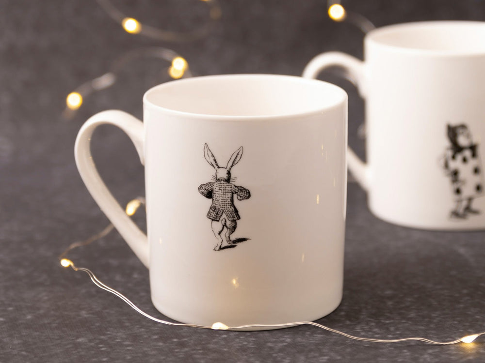 Victoria And Albert Alice In Wonderland White Rabbit Can Mug