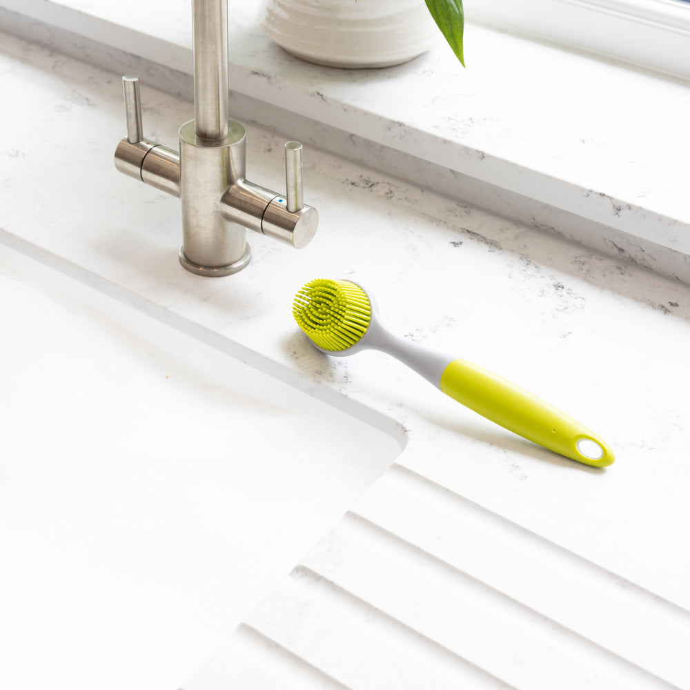 KitchenCraft Soft-Touch Silicone-Headed Scrubbing Brush