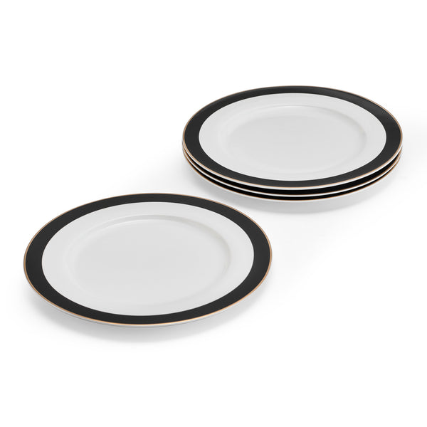 Mikasa Luxe Deco 4-Piece China Dinner Plate Set, 27.5cm image 2