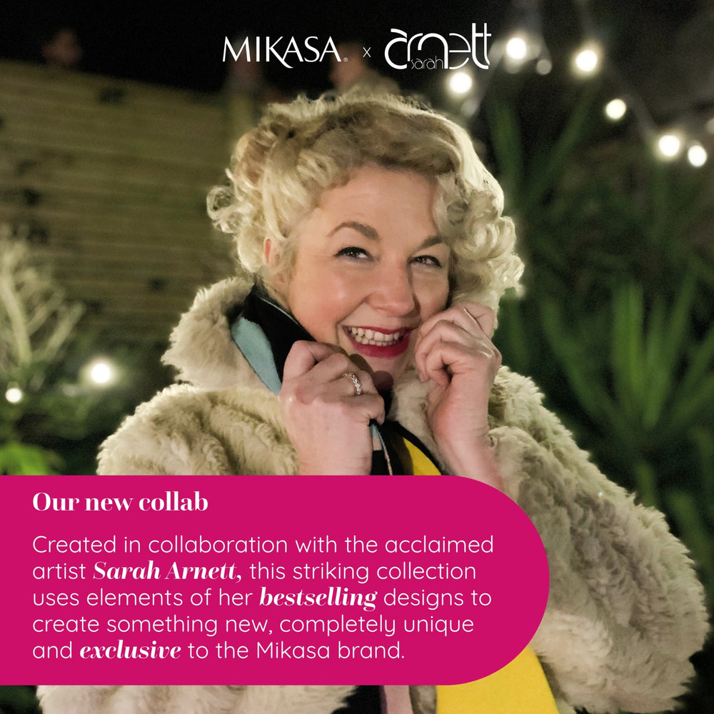 Mikasa x Sarah Arnett Stainless Steel Moscow Mule Mug with Lip Print, 450ml