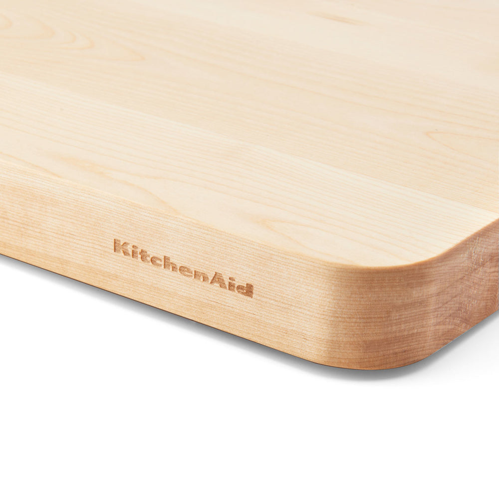 KitchenAid Gourmet 42 x 30cm Butchers Block Chopping Board with Handle