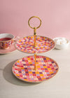 Maxwell & Williams Teas & C's Kasbah Rose Two Tiered Cup Cakes Stand image 2