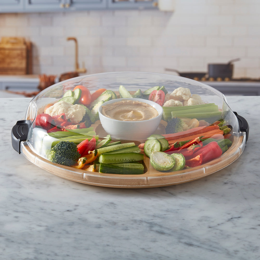 Farberware Build-a-Board Bamboo Lazy Susan, 35.5CM