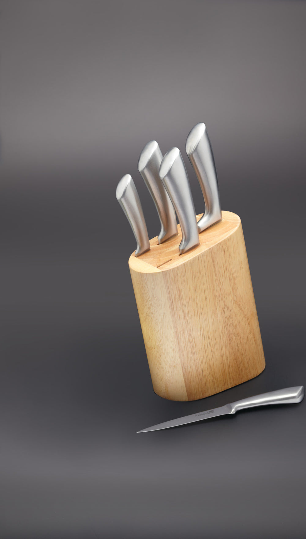 MasterClass Sabre 5 Piece Knife Set with Wooden Block