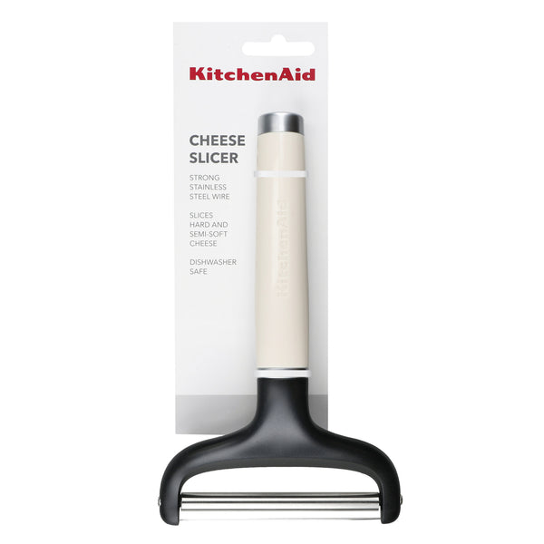 KitchenAid Stainless Steel Cheese Slicer - Almond Cream image 2
