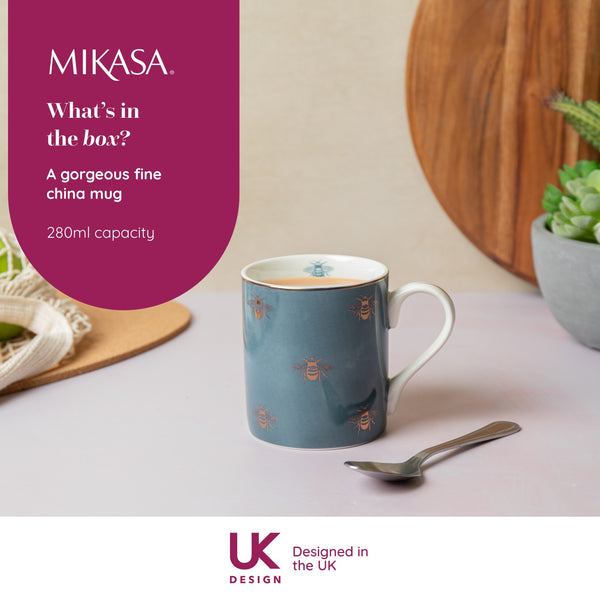 Mikasa Bee Straight-Sided Porcelain Mug, 280ml image 8