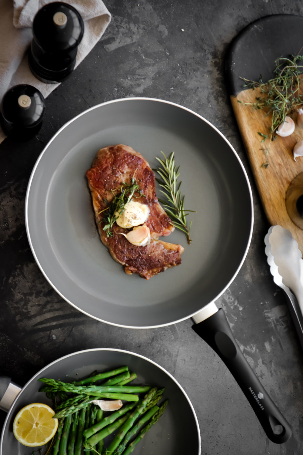 MasterClass Can-to-Pan 28cm Ceramic Non-Stick Frying Pan, Recycled Aluminium