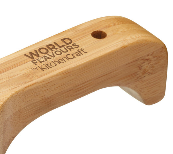 KitchenCraft World of Flavours Italian Bamboo Grater with Holder image 7