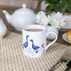 KitchenCraft Fine Bone China Woodcut Goose 330ml Can Mug