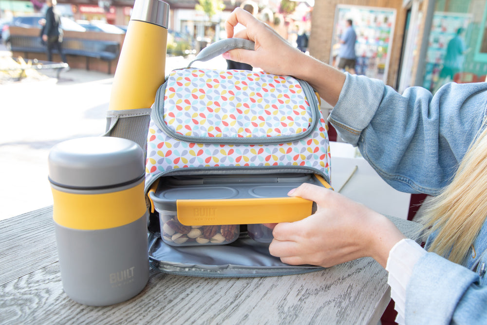 Built Stylist 1 Litre Lunch Box with Cutlery