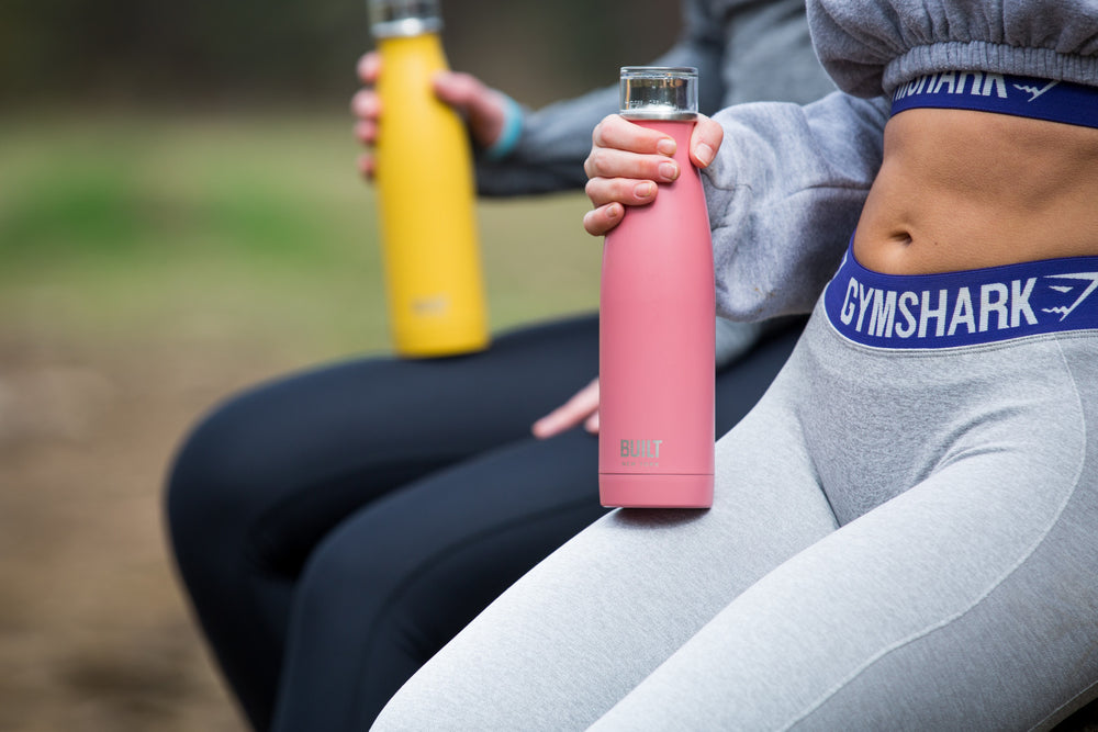 Built 500ml Double Walled Stainless Steel Water Bottle Pink