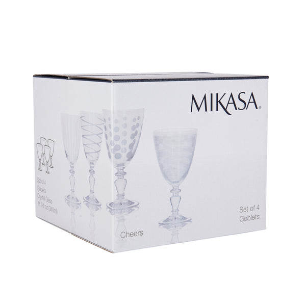 Mikasa Cheers Pack Of 4 Glass Goblets image 4