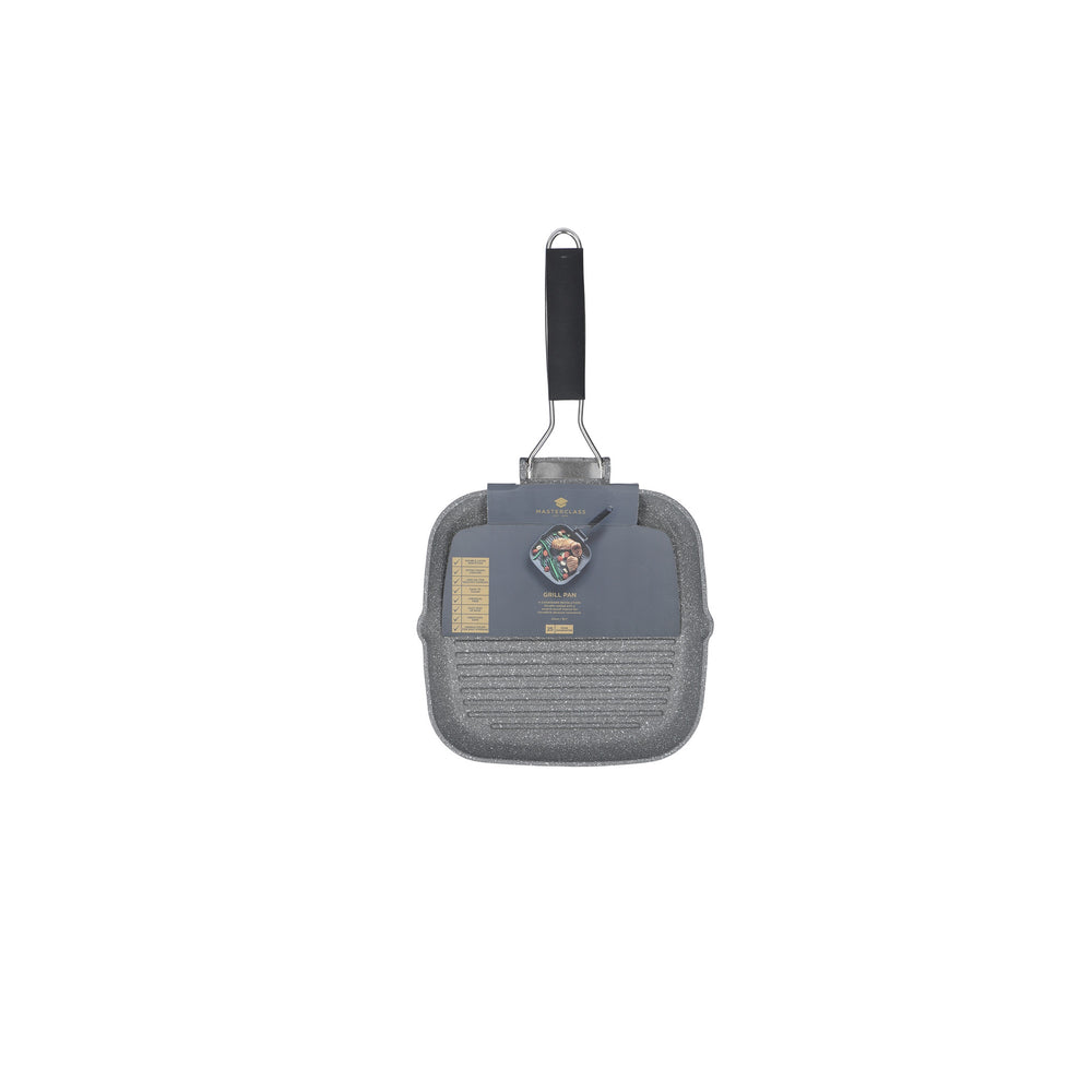MasterClass Cast Aluminium Grill Pan, 24cm