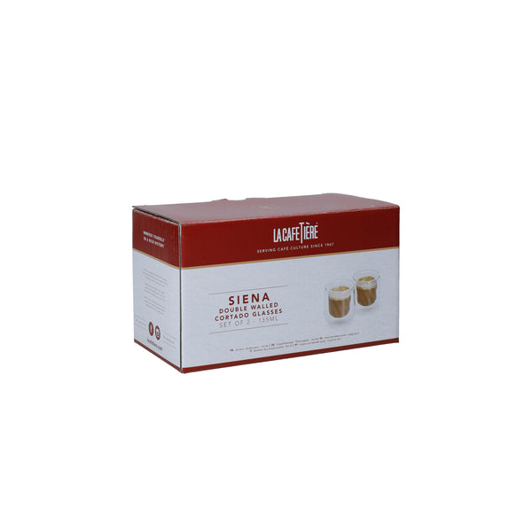 La Cafetière Siena Double-Walled Cortado Glasses, Set of 2, 135ml image 12