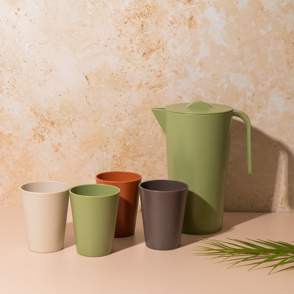 Mikasa 5pc Outdoor Drinkware Set with 4x Tumblers, 340ml and a Large Pitcher, 1.5L image 2