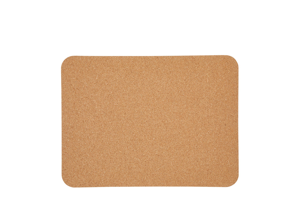 Natural Elements Set of 4 Biodegradable Cork Placemats, 21.5 x 19cm