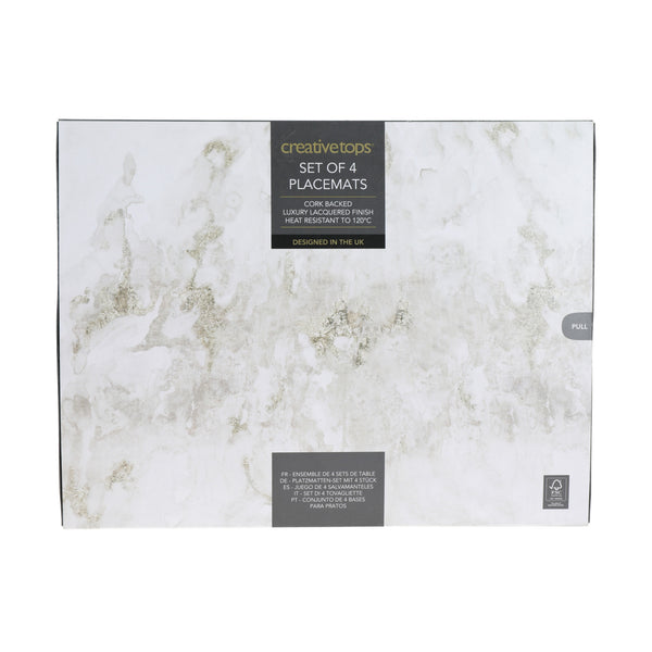 Creative Tops Grey Marble Pack Of 4 Premium Placemats image 6