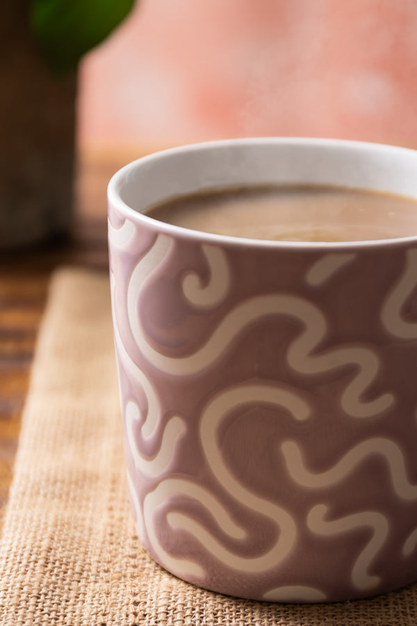 Mikasa Textured Purple Swirl Mug, 360ML image 5