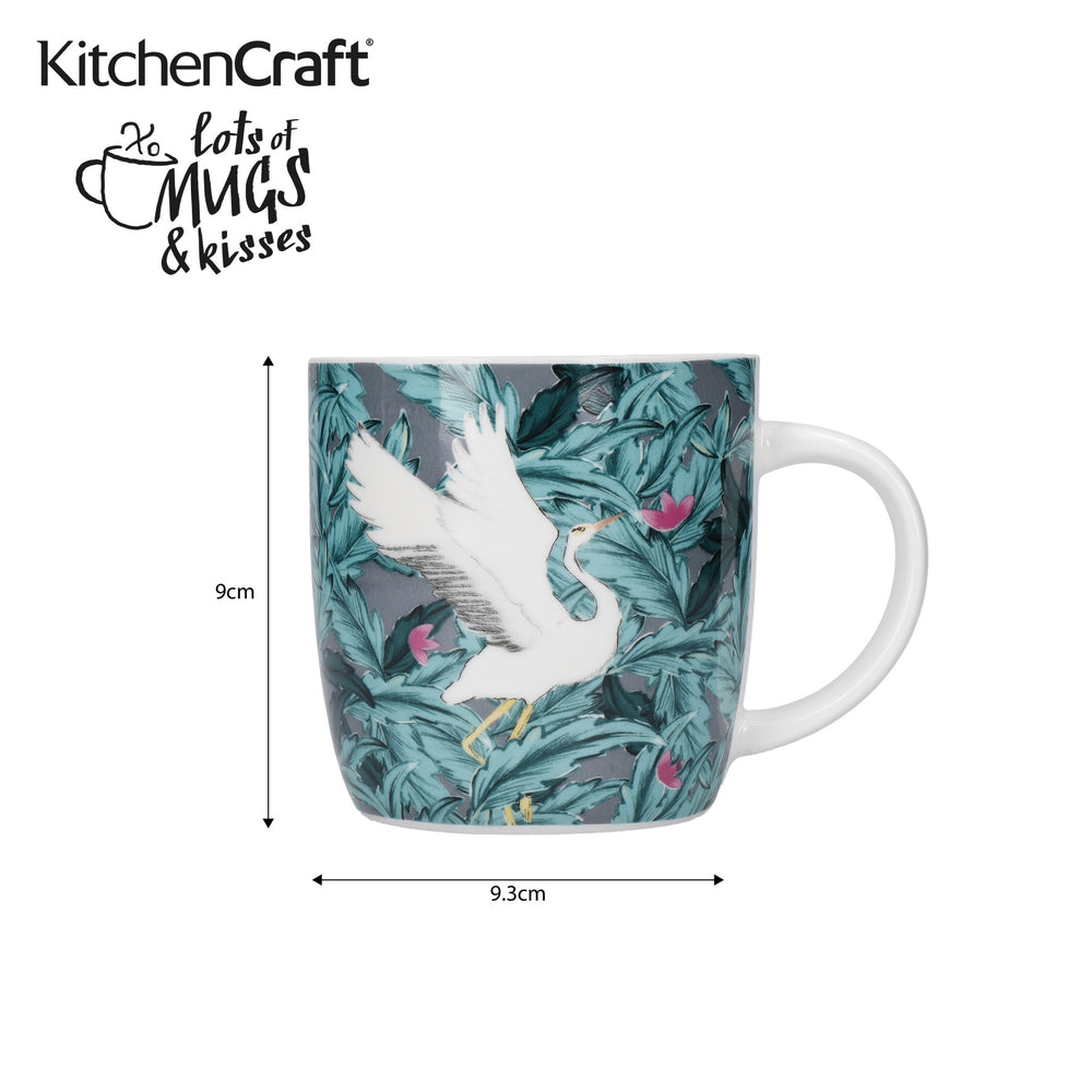 KitchenCraft Exotic Bird Mugs - Set of 4