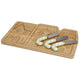 KitchenCraft The Nutcracker Collection Bamboo Cheese Serving Set
