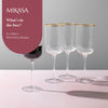 Mikasa Sorrento Ridged Crystal Red Wine Glasses, Set of 4, 450ml image 9