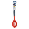Colourworks Brights Red Silicone-Headed Slotted Spoon