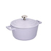 MasterClass Lavender Cast Aluminium Casserole Dish with Lid, 2.5L image 4