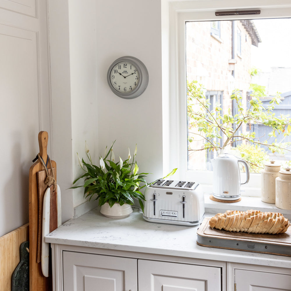 Living Nostalgia French Grey Wall Clock