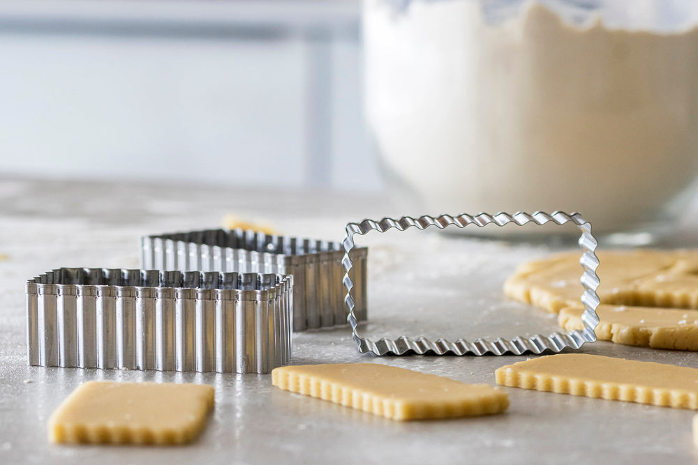 KitchenCraft 8cm Fluted Rectangular Cookie Cutter