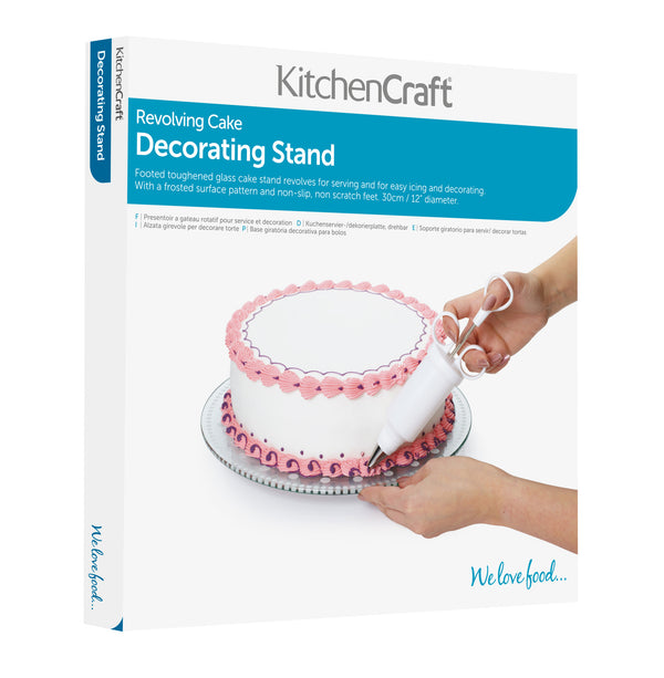 Sweetly Does It Revolving Glass Cake Stand image 3