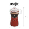 La Cafetière Verona Glass Espresso Maker - 6 Cup, Red image 7