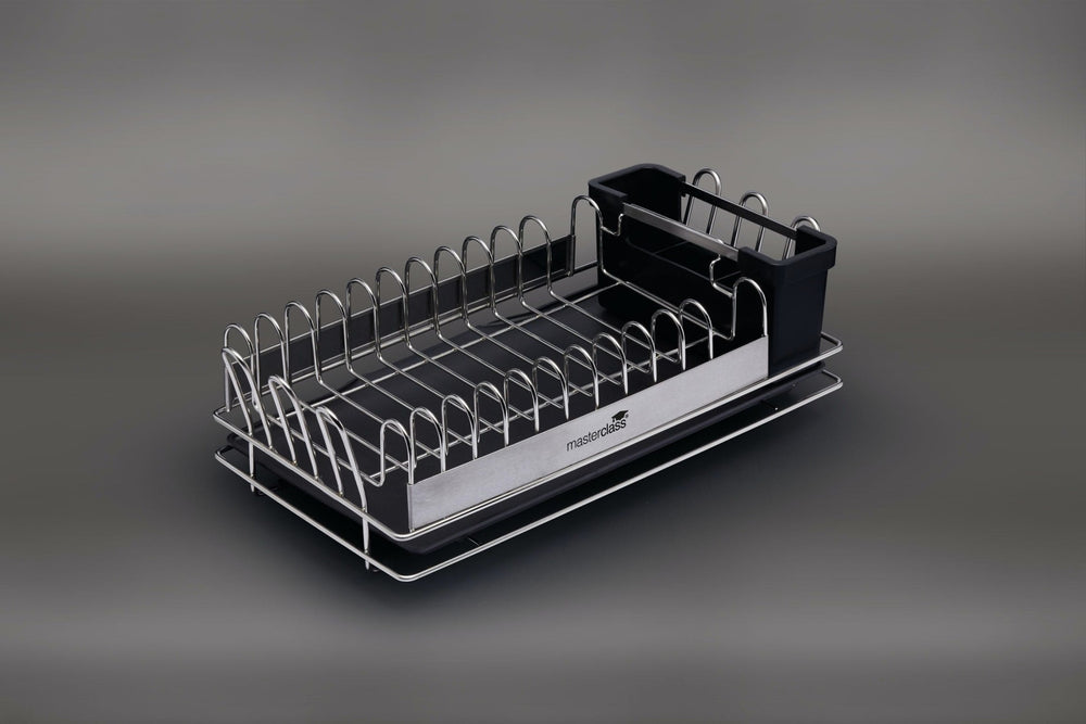 MasterClass Compact Stainless Steel Dish Drainer