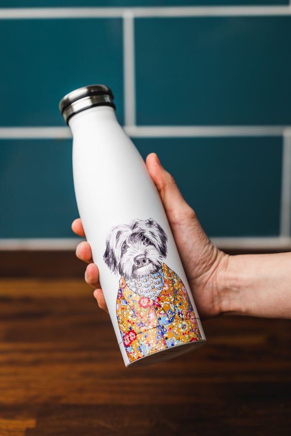 Mikasa Tipperleyhill Cockapoo Double-Walled Stainless Steel Water Bottle, 500ml image 2