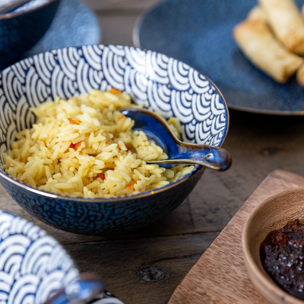 Mikasa Satori Porcelain Rice Bowl, 16cm