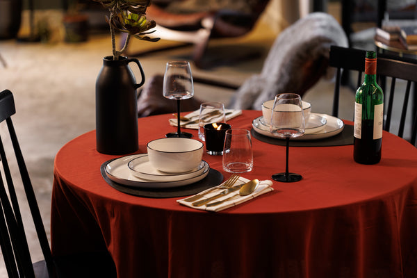 Mikasa Limestone 12pc Porcelain Dinner Set, White image 4