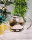 La Cafetière Izmir 660ml Glass Teapot with Infuser - Stainless Steel