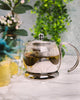 La Cafetière Izmir 660ml Glass Teapot with Infuser - Stainless Steel