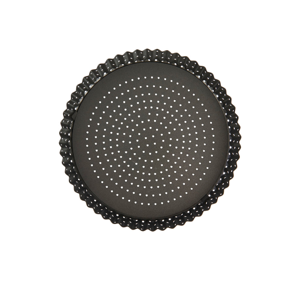 MasterClass Crusty Bake Non-Stick Fluted Round Quiche Tin, 23cm